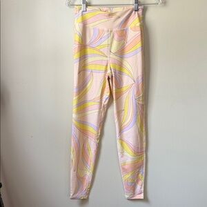 Cupshe Pastel Swirl Leggings